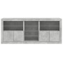 Sideboard mit LED-Lichtern in Betongrau 162x37x67 cm von , Sideboards - Ref: Foro24-3209033, Preis: 194,23 €, Rabatt: %