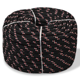 Cuerda marina de polipropileno 12 mm 250 m negra de vidaXL, Sogas y cuerdas metálicas - Ref: Foro24-143811, Precio: 116,78 €,...