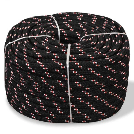Polypropylene marine rope 12 mm 250 m black by vidaXL, Ropes and metal cords - Ref: Foro24-143811, Price: 114,73 €, Discount: %