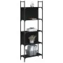 Librería de 5 estantes madera ingeniería negro 60,5x24x166,5 cm de , Librerías y estanterías - Ref: Foro24-838863, Precio: 38...