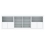 Sideboard mit LED-Lichtern weiß 202x37x67 cm von , Sideboards - Ref: Foro24-3209044, Preis: 222,86 €, Rabatt: %