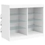 Sideboard mit LED-Lichtern weiß 202x37x67 cm von , Sideboards - Ref: Foro24-3209044, Preis: 230,26 €, Rabatt: %