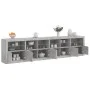 Aparador con luces LED gris hormigón 283x37x67 cm de , Aparadores - Ref: Foro24-3209019, Precio: 266,65 €, Descuento: %