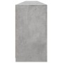 Aparador con luces LED gris hormigón 283x37x67 cm by , Sideboards - Ref: Foro24-3209019, Price: 276,62 €, Discount: %