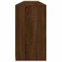 Aparador con luces LED roble marrón 202x37x67 cm by , Sideboards - Ref: Foro24-3209050, Price: 228,57 €, Discount: %