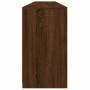 Aparador con luces LED roble marrón 202x37x67 cm by , Sideboards - Ref: Foro24-3209050, Price: 233,95 €, Discount: %