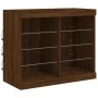 Sideboard mit LED-Lichtern Eiche Braun 202x37x67 cm von , Sideboards - Ref: Foro24-3209050, Preis: 228,57 €, Rabatt: %