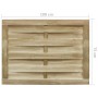 Gartentür aus grün imprägniertem Kiefernholz, 100 x 75 cm von vidaXL, Gartentore - Ref: Foro24-45308, Preis: 47,75 €, Rabatt: %