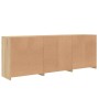 Sideboard mit LED-Lichtern in Sonoma-Eiche 181,5x37x67 cm von , Sideboards - Ref: Foro24-3209004, Preis: 188,66 €, Rabatt: %