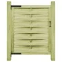 Green impregnated pine wood garden door 100x125 cm by vidaXL, garden gates - Ref: Foro24-45310, Price: 59,21 €, Discount: %