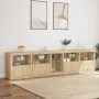 Sideboard mit LED-Lichtern in Sonoma-Eiche 283x37x67 cm. von , Sideboards - Ref: Foro24-3209025, Preis: 316,15 €, Rabatt: %