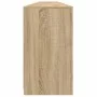 Aparador con luces LED roble Sonoma 283x37x67 cm by , Sideboards - Ref: Foro24-3209025, Price: 316,15 €, Discount: %