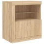 Sideboard mit LED-Lichtern in Sonoma-Eiche 283x37x67 cm. von , Sideboards - Ref: Foro24-3209025, Preis: 316,15 €, Rabatt: %