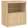 Sideboard mit LED-Lichtern in Sonoma-Eiche 283x37x67 cm. von , Sideboards - Ref: Foro24-3209025, Preis: 316,15 €, Rabatt: %