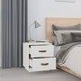 Mesitas de noche 2 uds madera maciza pino blanco 40x34x45 cm de vidaXL, Mesitas de noche - Ref: Foro24-818328, Precio: 87,06 ...
