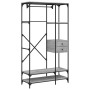 Armario con cajones madera ingeniería gris Sonoma 100x40x180 cm de , Armarios roperos - Ref: Foro24-838951, Precio: 129,89 €,...