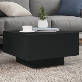 Mesa de centro madera de ingeniería negro 55x55x31 cm by , Coffee table - Ref: Foro24-836568, Price: 42,18 €, Discount: %