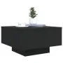 Mesa de centro madera de ingeniería negro 55x55x31 cm by , Coffee table - Ref: Foro24-836568, Price: 42,17 €, Discount: %