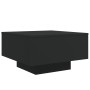 Mesa de centro madera de ingeniería negro 55x55x31 cm by , Coffee table - Ref: Foro24-836568, Price: 42,71 €, Discount: %