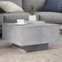 Mesa de centro con luces LED gris hormigón 55x55x31 cm by , Coffee table - Ref: Foro24-836577, Price: 65,11 €, Discount: %