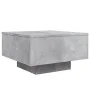 Mesa de centro con luces LED gris hormigón 55x55x31 cm by , Coffee table - Ref: Foro24-836577, Price: 65,11 €, Discount: %