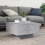 Mesa de centro con luces LED gris hormigón 55x55x31 cm by , Coffee table - Ref: Foro24-836577, Price: 65,11 €, Discount: %