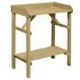 Mesa de jardinera madera de pino impregnada 75x40x90 cm de vidaXL, Soportes para macetas - Ref: Foro24-45302, Precio: 55,67 €...