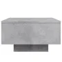 Mesa de centro con luces LED gris hormigón 55x55x31 cm by , Coffee table - Ref: Foro24-836577, Price: 65,11 €, Discount: %