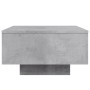 Mesa de centro con luces LED gris hormigón 55x55x31 cm by , Coffee table - Ref: Foro24-836577, Price: 67,28 €, Discount: %