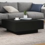 Mesa de centro con luces LED negro 80x80x31 cm by , Coffee table - Ref: Foro24-836589, Price: 74,44 €, Discount: %