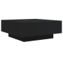 Mesa de centro con luces LED negro 80x80x31 cm by , Coffee table - Ref: Foro24-836589, Price: 74,44 €, Discount: %