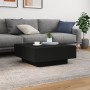 Mesa de centro con luces LED negro 80x80x31 cm by , Coffee table - Ref: Foro24-836589, Price: 74,44 €, Discount: %