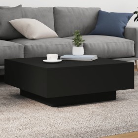 Mesa de centro madera de ingeniería negro 80x80x31 cm de , Mesas de centro - Ref: Foro24-836582, Precio: 74,79 €, Descuento: %