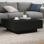 Mesa de centro madera de ingeniería negro 80x80x31 cm by , Coffee table - Ref: Foro24-836582, Price: 74,79 €, Discount: %