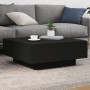 Mesa de centro madera de ingeniería negro 80x80x31 cm by , Coffee table - Ref: Foro24-836582, Price: 74,79 €, Discount: %