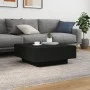 Mesa de centro madera de ingeniería negro 80x80x31 cm by , Coffee table - Ref: Foro24-836582, Price: 74,79 €, Discount: %