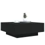 Mesa de centro madera de ingeniería negro 80x80x31 cm by , Coffee table - Ref: Foro24-836582, Price: 74,79 €, Discount: %
