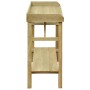 Mesa de jardinera madera de pino impregnada 75x40x90 cm de vidaXL, Soportes para macetas - Ref: Foro24-45302, Precio: 58,00 €...