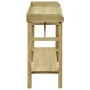 Mesa de jardinera madera de pino impregnada 75x40x90 cm de vidaXL, Soportes para macetas - Ref: Foro24-45302, Precio: 55,67 €...