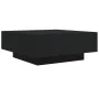 Mesa de centro madera de ingeniería negro 80x80x31 cm by , Coffee table - Ref: Foro24-836582, Price: 74,79 €, Discount: %