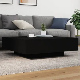 Mesa de centro madera de ingeniería negro 100x100x31 cm by , Coffee table - Ref: Foro24-836596, Price: 98,65 €, Discount: %