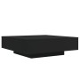 Schwarzer Couchtisch aus Ingenieurholz 100x100x31 cm von , Couchtisch - Ref: Foro24-836596, Preis: 101,35 €, Rabatt: %