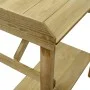 Mesa de jardinera madera de pino impregnada 75x40x90 cm de vidaXL, Soportes para macetas - Ref: Foro24-45302, Precio: 55,67 €...