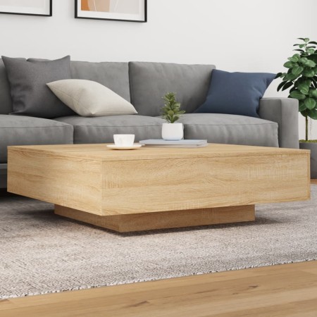 LED-Couchtisch in Sonoma-Eiche mit den Maßen 100x100x31 cm. von , Couchtisch - Ref: Foro24-836604, Preis: 120,31 €, Rabatt: %