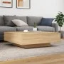 LED-Couchtisch in Sonoma-Eiche mit den Maßen 100x100x31 cm. von , Couchtisch - Ref: Foro24-836604, Preis: 114,18 €, Rabatt: %