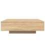 LED-Couchtisch in Sonoma-Eiche mit den Maßen 100x100x31 cm. von , Couchtisch - Ref: Foro24-836604, Preis: 120,31 €, Rabatt: %