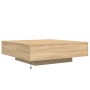 LED-Couchtisch in Sonoma-Eiche mit den Maßen 100x100x31 cm. von , Couchtisch - Ref: Foro24-836604, Preis: 120,31 €, Rabatt: %