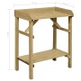 Mesa de jardinera madera de pino impregnada 75x40x90 cm de vidaXL, Soportes para macetas - Ref: Foro24-45302, Precio: 58,00 €...