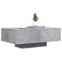 Mesa de centro con luces LED gris hormigón 85x55x31 cm by , Coffee table - Ref: Foro24-836612, Price: 79,64 €, Discount: %