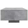 Mesa de centro con luces LED gris hormigón 85x55x31 cm by , Coffee table - Ref: Foro24-836612, Price: 79,64 €, Discount: %